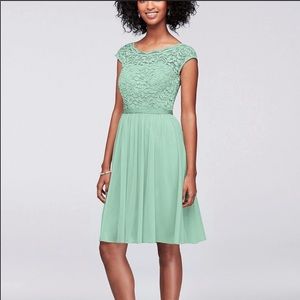 Mint Green Lace Summer Dress